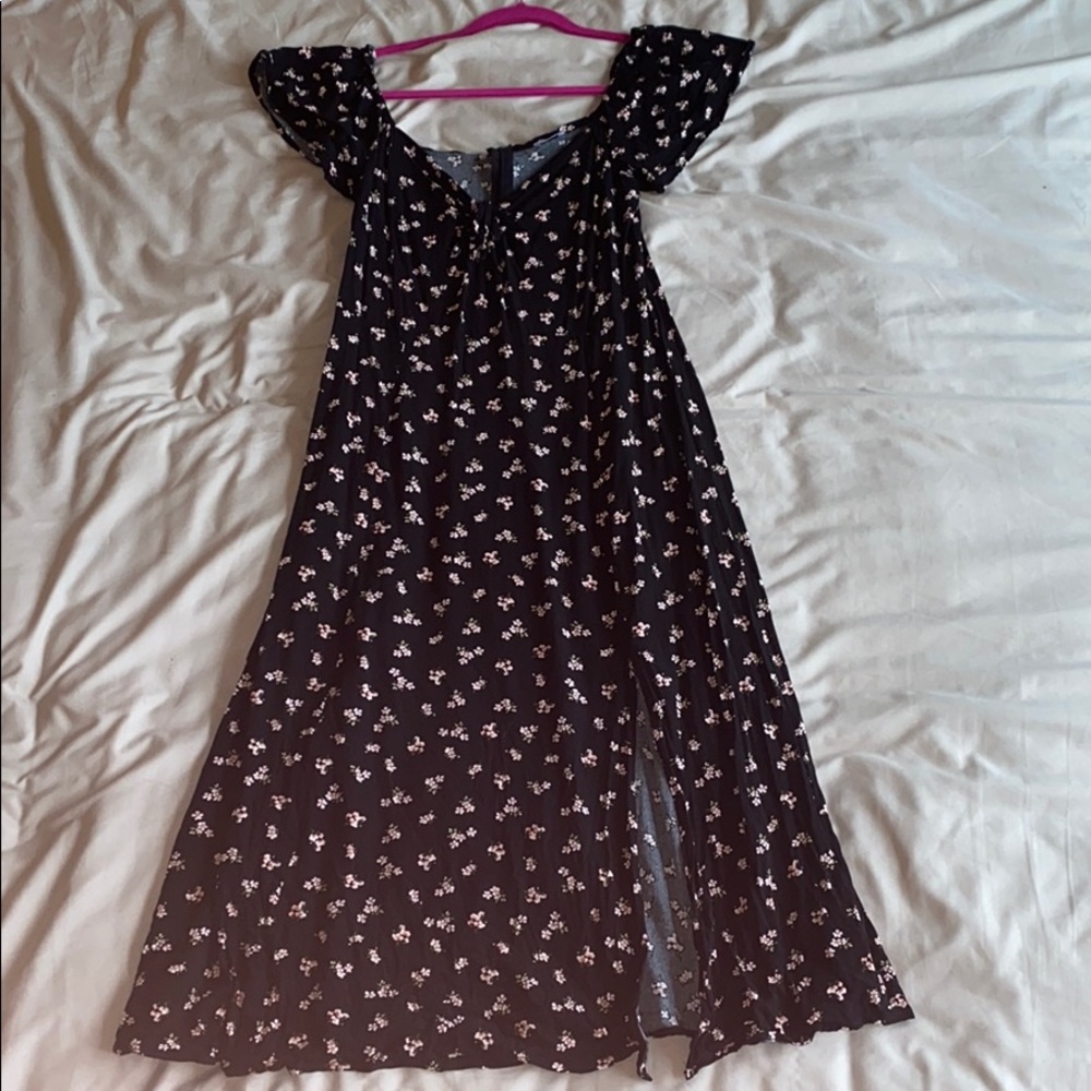 Maxi flowered dress